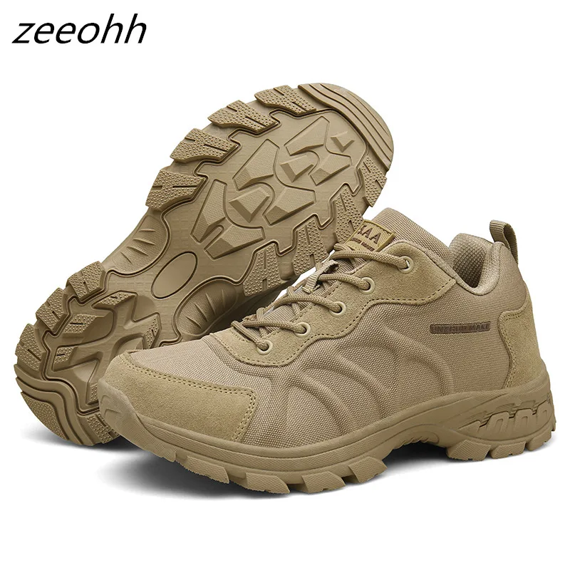 Новые трендовые тактические военные мужские ботинки для кемпинга, альпинизма, мужские ботинки, горные Нескользящие походные охотничьи ботинки