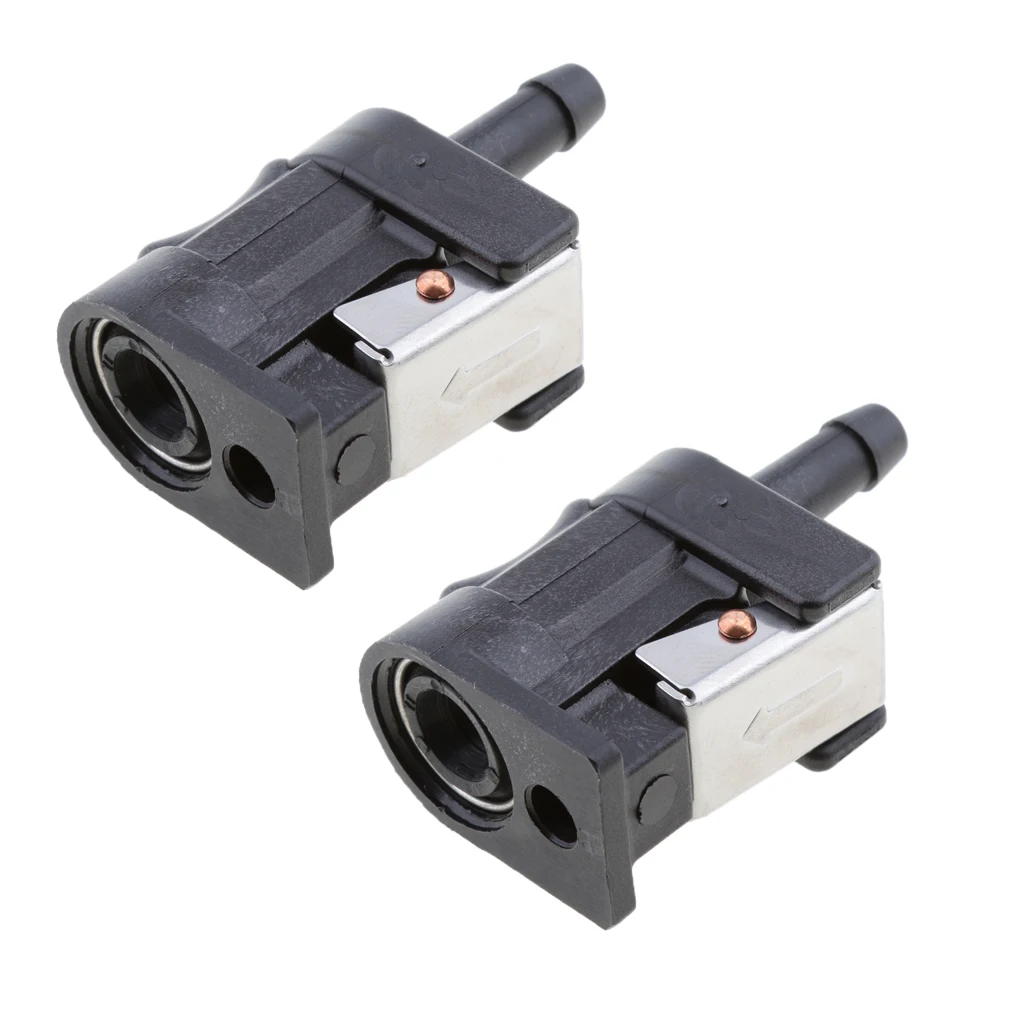 2x 5/16inch Auto Car Fuel Line Hose Coupler Quick Release Connect Connector for /Yamaha Fuel Line Fittings Female