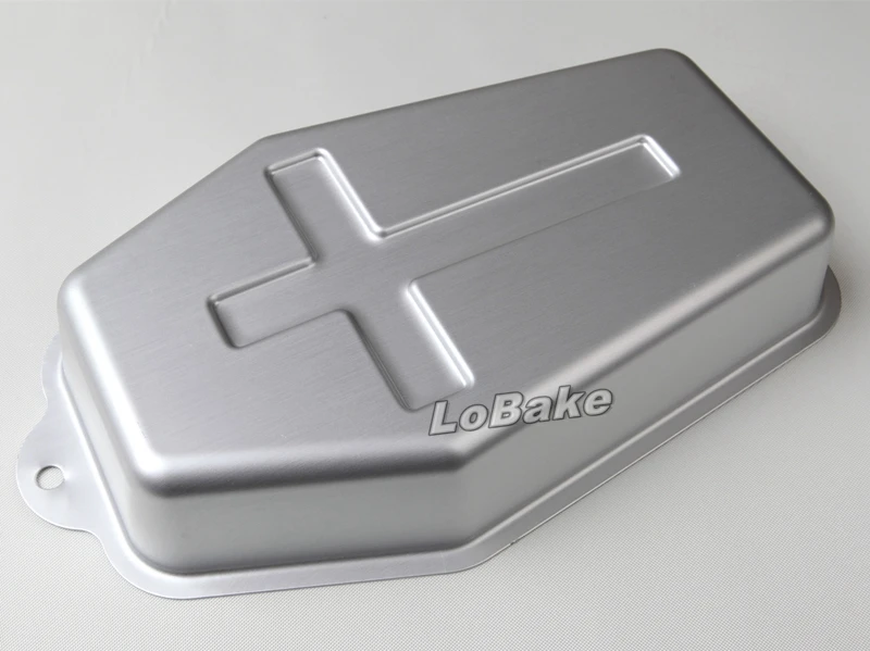 Moule A Gateau En Aluminium En Forme De Cercueil Croise 10 Pouces Design Unique Pour Mousse Pain Toast Outils De Cuisson Pour La Cuisine Bricolage Aliexpress