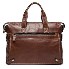 Модная сумка из натуральной кожи, деловые мужские сумки, сумка-тоут для ноутбука, портфели, сумки через плечо, сумка через плечо, мужская сумка-мессенджер