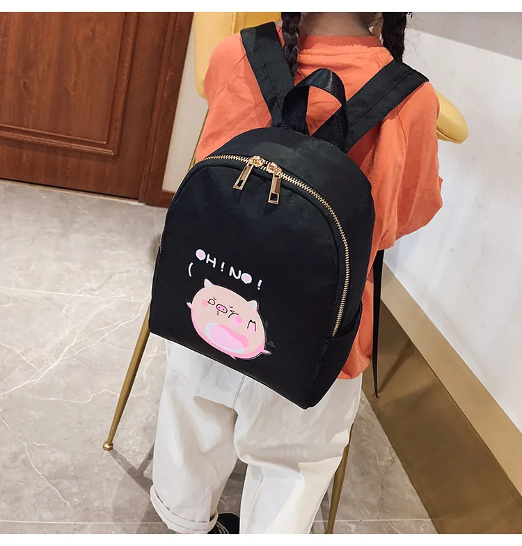 2019 рюкзак новый милый стиль поросенок сумка школьная сумка Mochila Feminina маленький рюкзак школьные сумки для девочек-подростков Sac A Dos