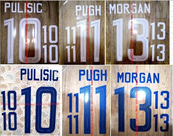 

2018 USA PULISIC PUGH MORGAN nameset patch badge