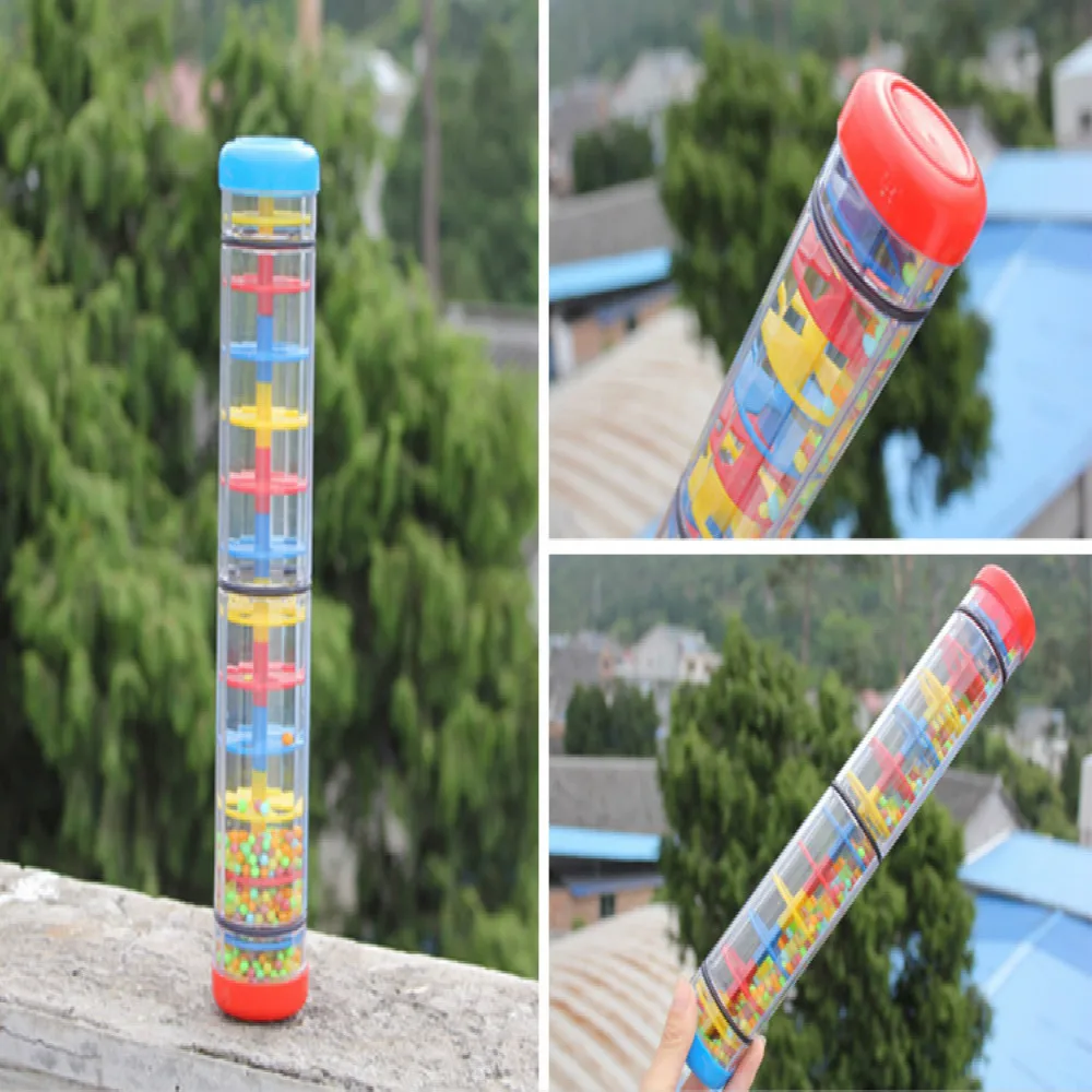 Teaching Aid Instrument Baby Toys Rain Sound Educatinal Plastic Musical