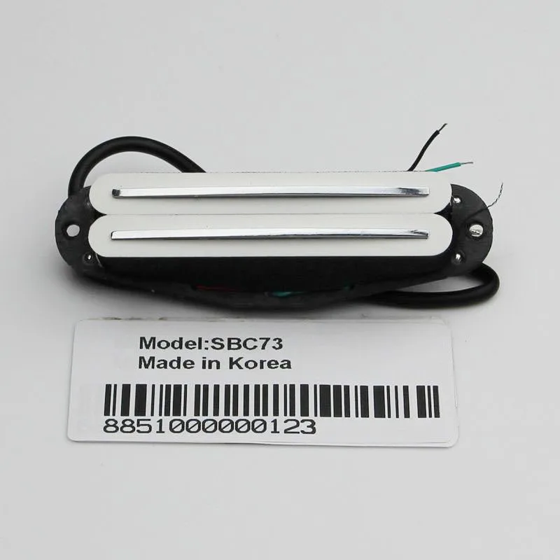 

NEW micro ARTEC ST Double Rail guitar pickup ceramic WHITE