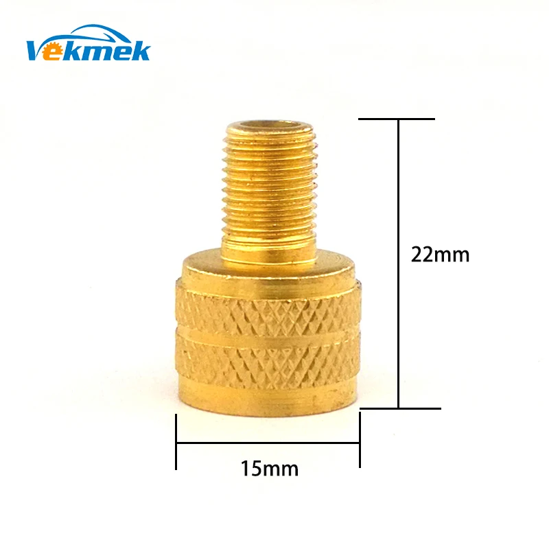 4pcs Large Bore Metal Tire Valve Adaptors Wheel Valve Stem Reducer Caps