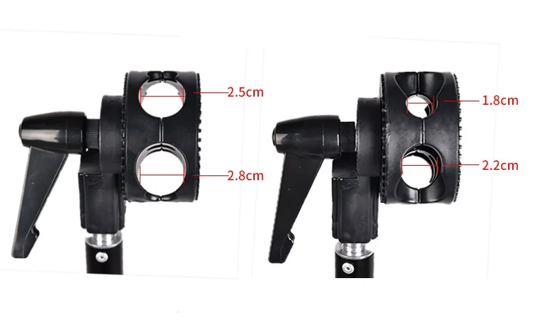 Держатель для студийной фотосъемки с поворотной головкой складной отражатель дисковый кронштейн опорный светильник алюминиевый 66-170 см