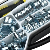 סט גודל 50pcs / סט 7 צינור צינור צינור דלק מיני 13-44mm גודל סטים מהדק מהדק קליפ קליפ צינור מהדק צינור אטב (4)