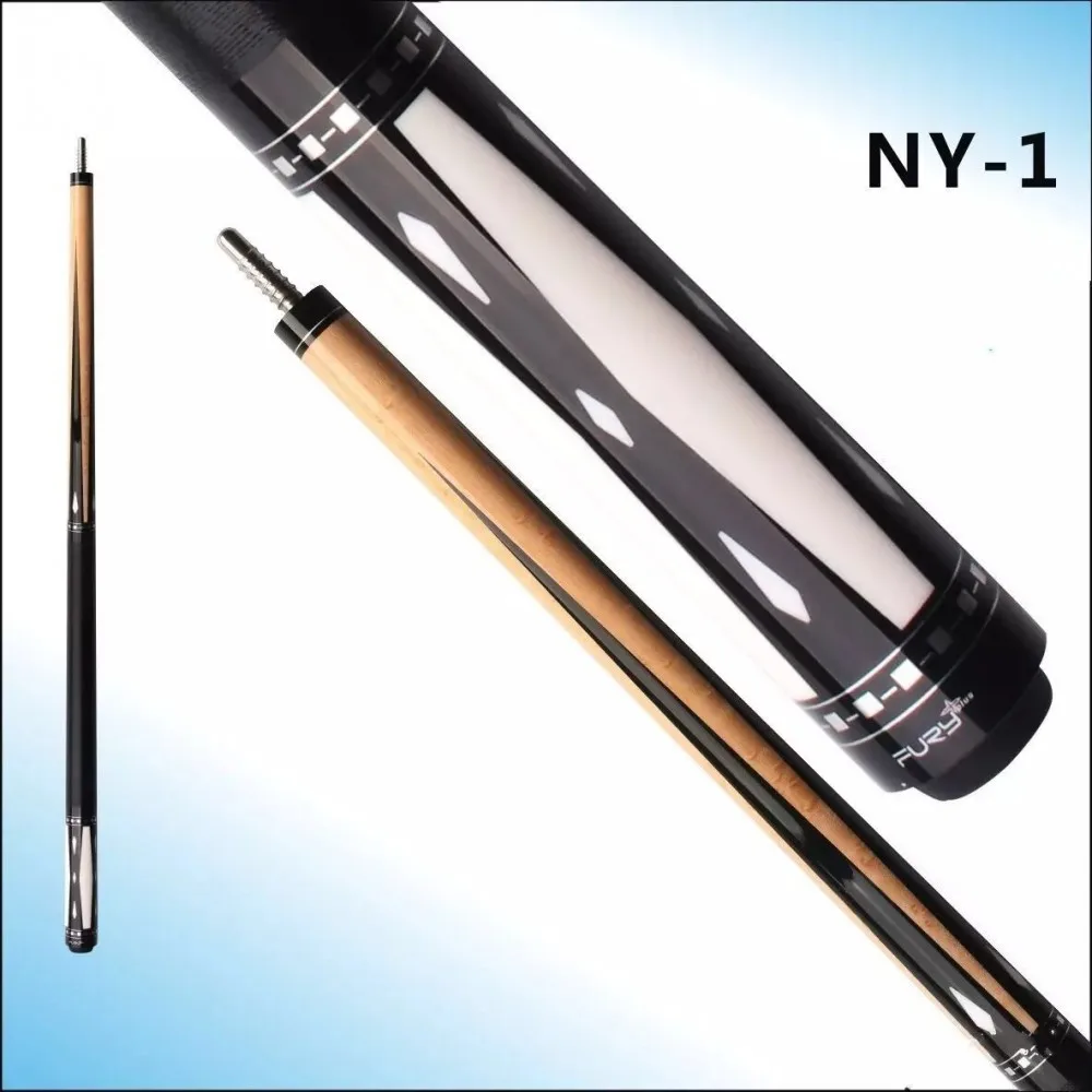 

FURY Authorised Store /HT Evolution Shaft+Maple/Ebony wood 1/2 Joint American pool cue billiard NY-1