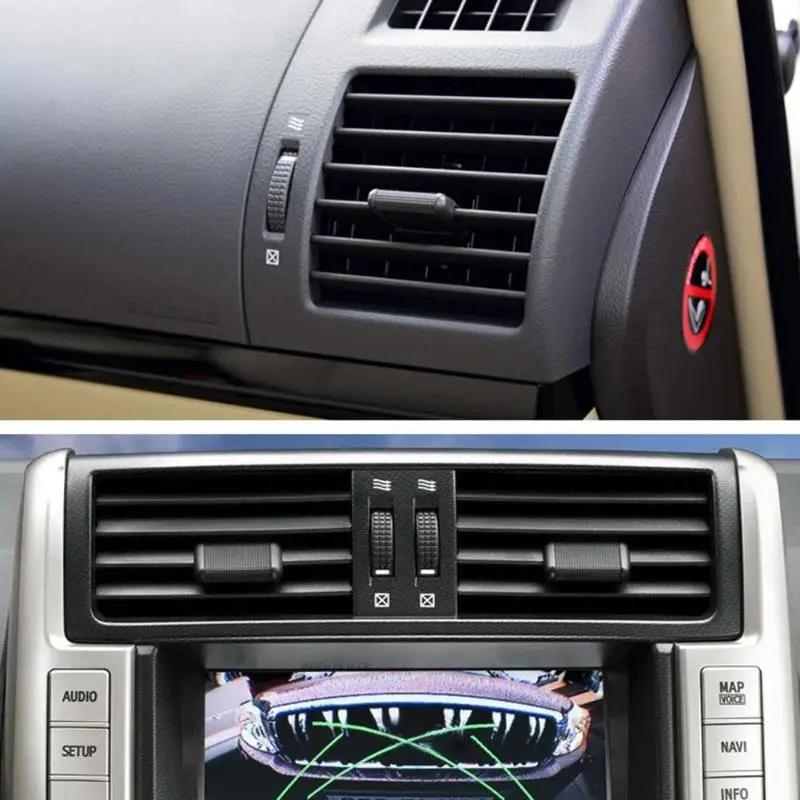 Автомобильный передний A/C Кондиционер Вентиляционный Выход Tab зажим Ремонтный комплект для Toyota Prado 10-17 авто аксессуары