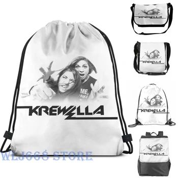 

Funny graphic print shoulder Bags women Krewella # 1 Single shoulder backpack travel for men Gym Bag