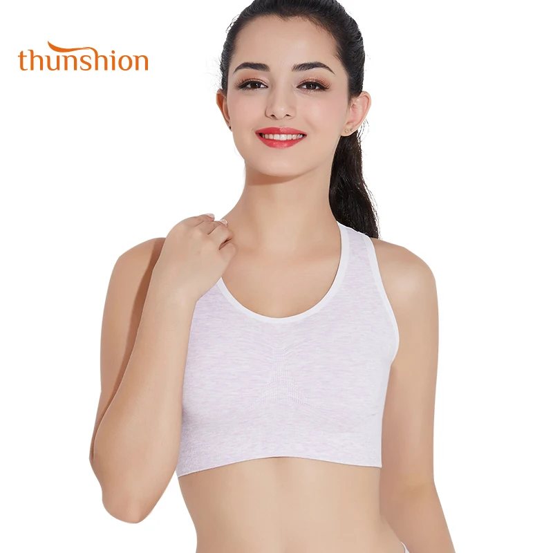 soft cotton sports bra
