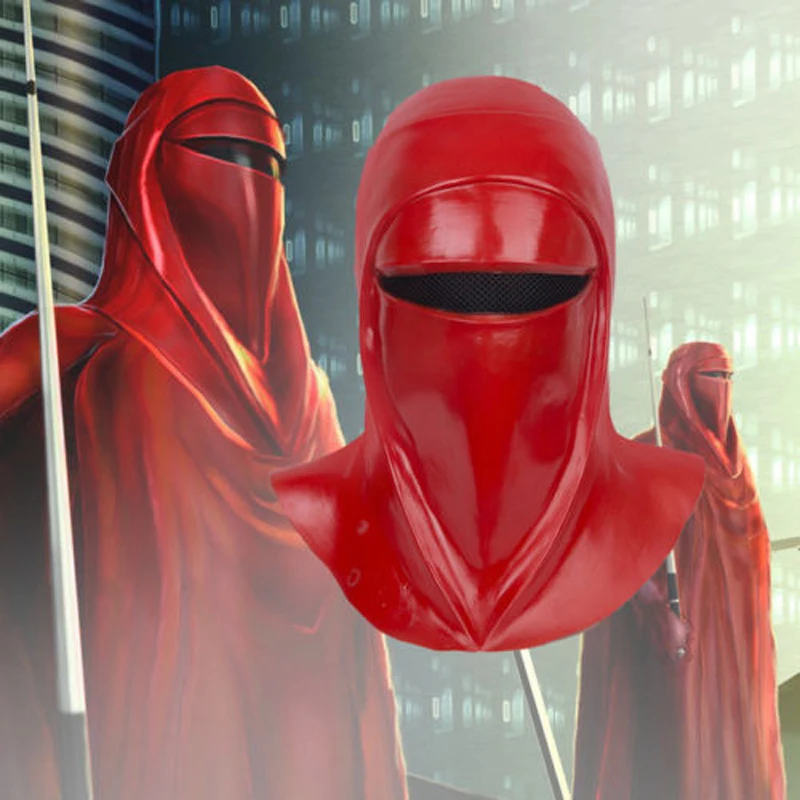 

Star Wars The Last Jedi Emperor'S Royal Guard Soldier Mask Helmet Halloween Prop