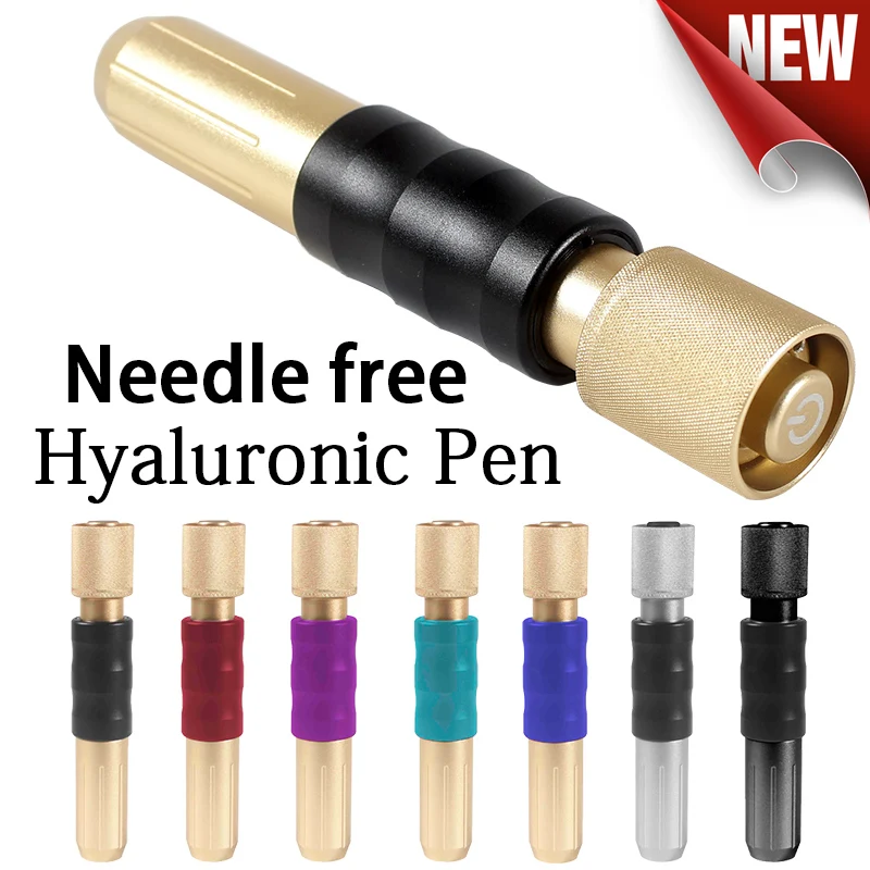 

New Style 0.3ml Hyaluronic Acid Pen Massage Atomizer gun High Pressure Acid pen For Lip filling Anti Wrinkle Skin Water Injectio