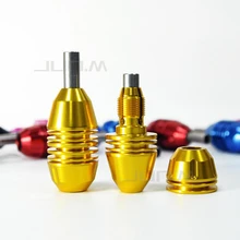 1 шт. алюминиевый сплав оливковый самофиксирующаяся Татуировка ручка трубка для тату Электрический мотор машина 3 цвета на выбор