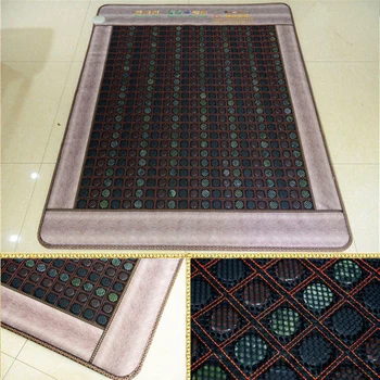 

Best Quality+Digital Display ! Tourmaline Mat Physical Therapy Mat Jade Health Care Pad infrared Heat Cushion! Free Shipping