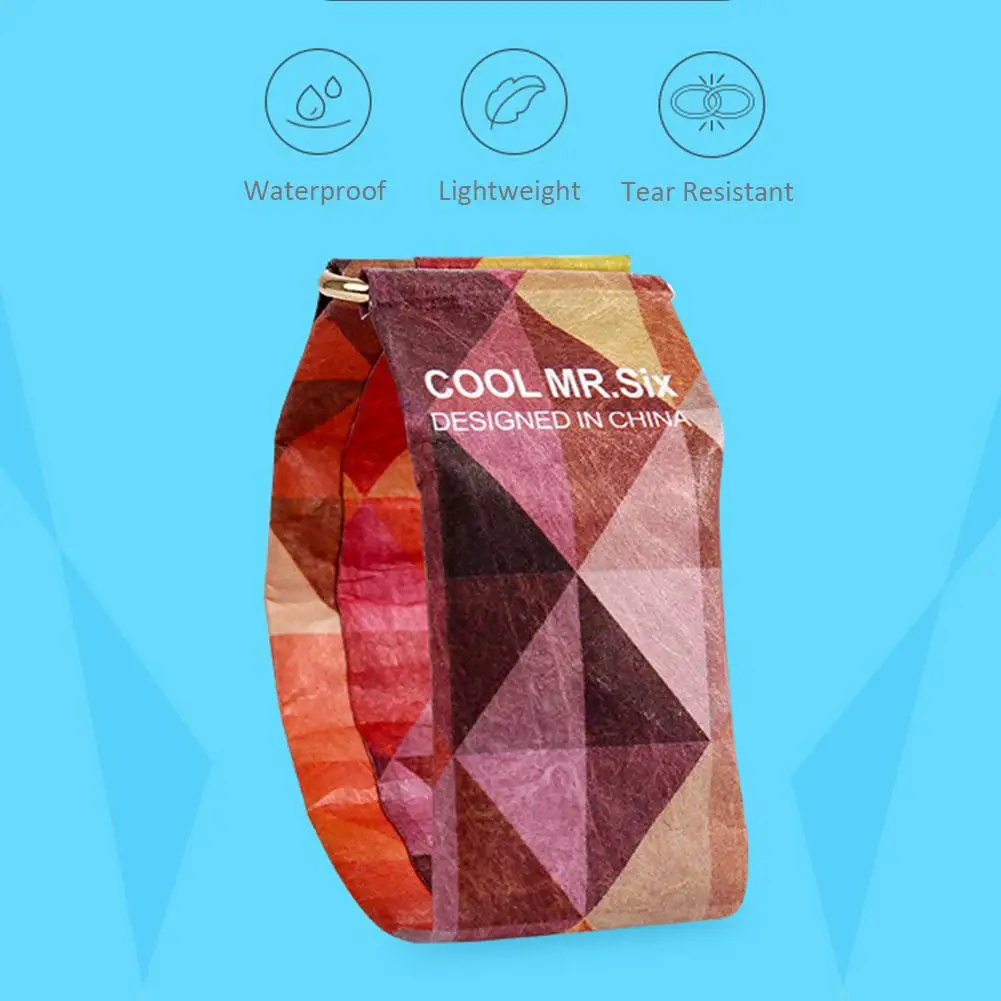

2018 New Fashion Innovative Personality LED Smart Watch Outdoor Waterproof Hiking Swimming Paper Watch Dropship 9.4