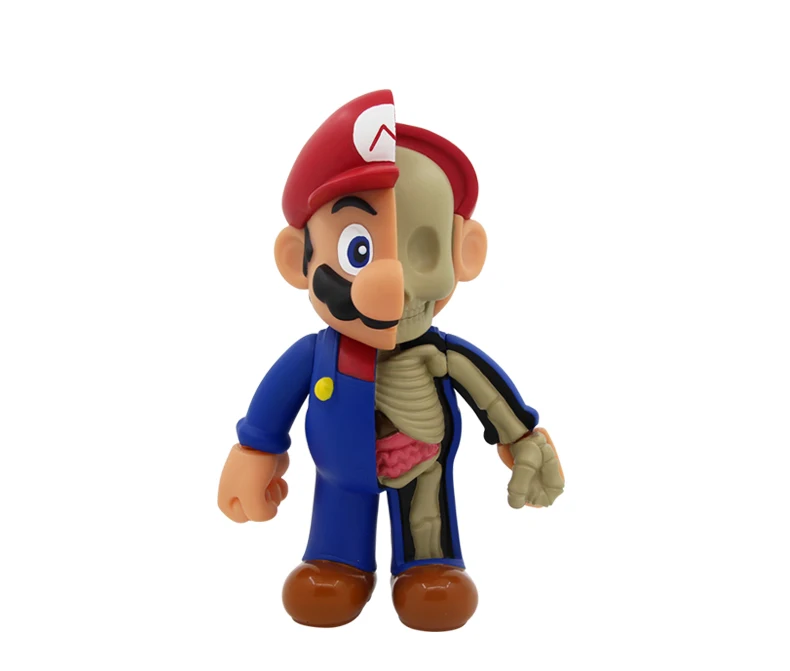 

Street Art Dissection Super Mario Cosplay KAWS PVC Action Figure Collection Model Toy 22cm