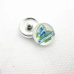 10 шт. нам Чаттануга Мокасины кнопки 18 мм спортивные кнопки застёжки для изготовления бижутерии браслет и браслеты Подвески