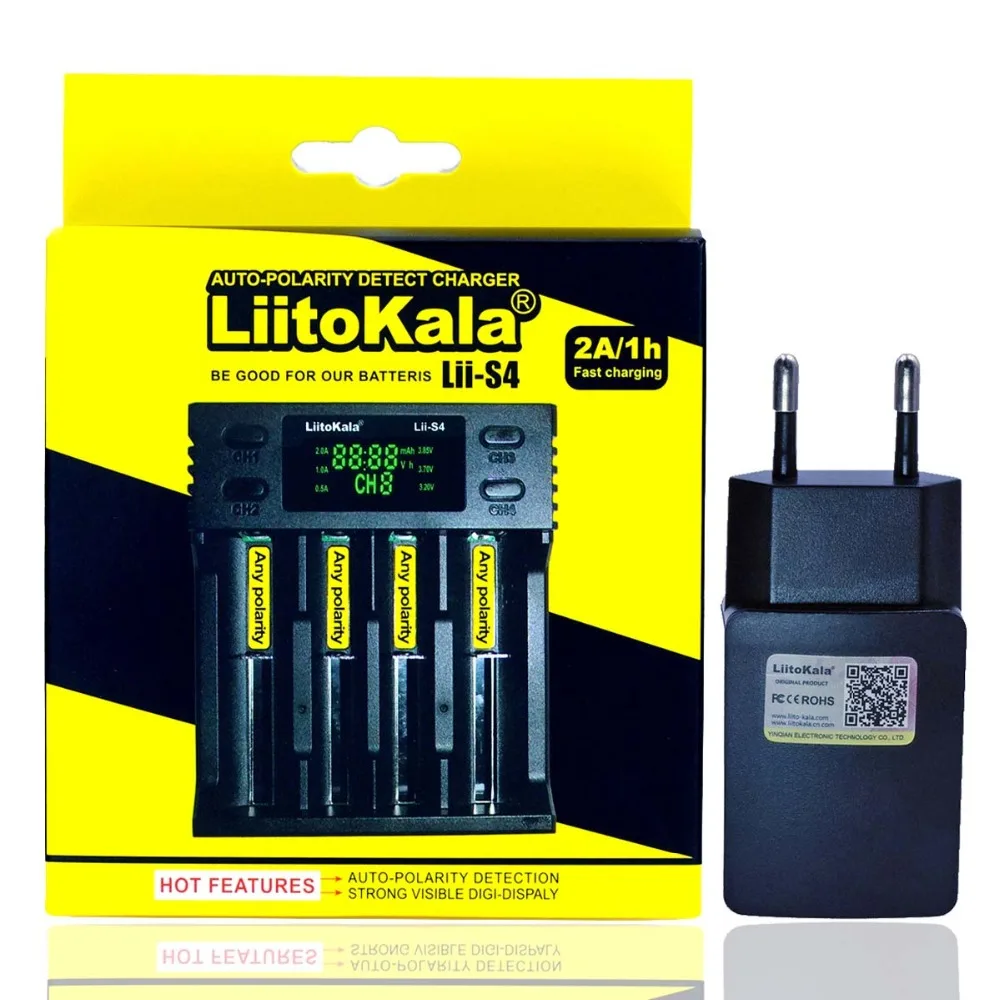 LiitoKala Lii-500S зарядное устройство 18650 зарядное устройство для 18650 26650 21700 AA AAA батареи Тест емкость батареи сенсорное управление
