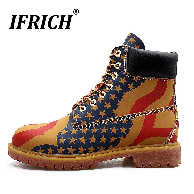 New Luxury Cowboy Boots Mens High Quality Male Casual Shoe Comfortable Working Boots For Men Fashion Men Spring/Autumn Boot