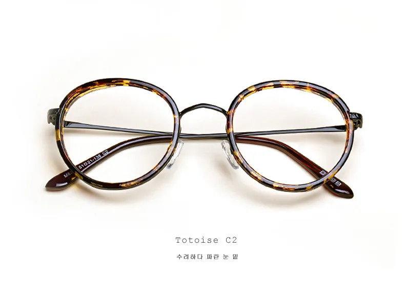 LIYUE Брендовые очки для глаз очки для мужчин, очки оправы оптика металлическая круглая оправа, очки по рецепту Очки очки