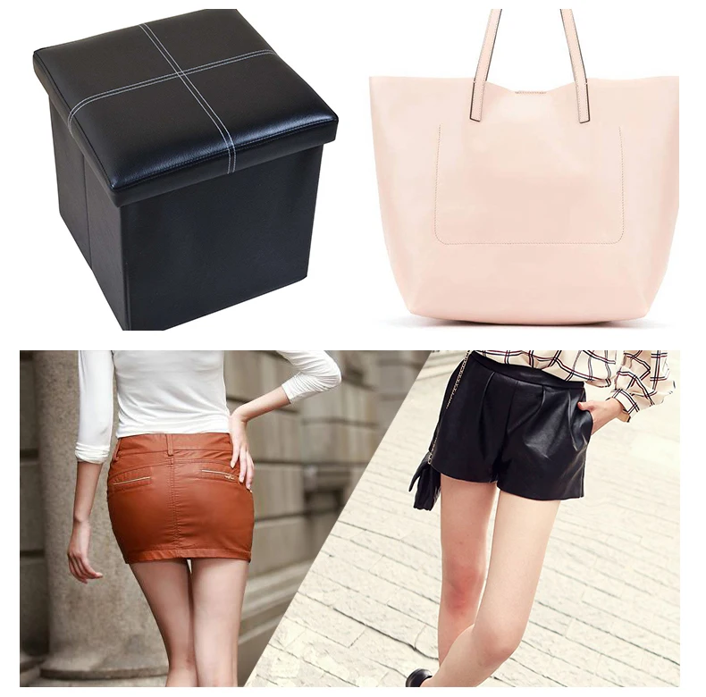 Clothing PU Faux Leather Fabrics P 15