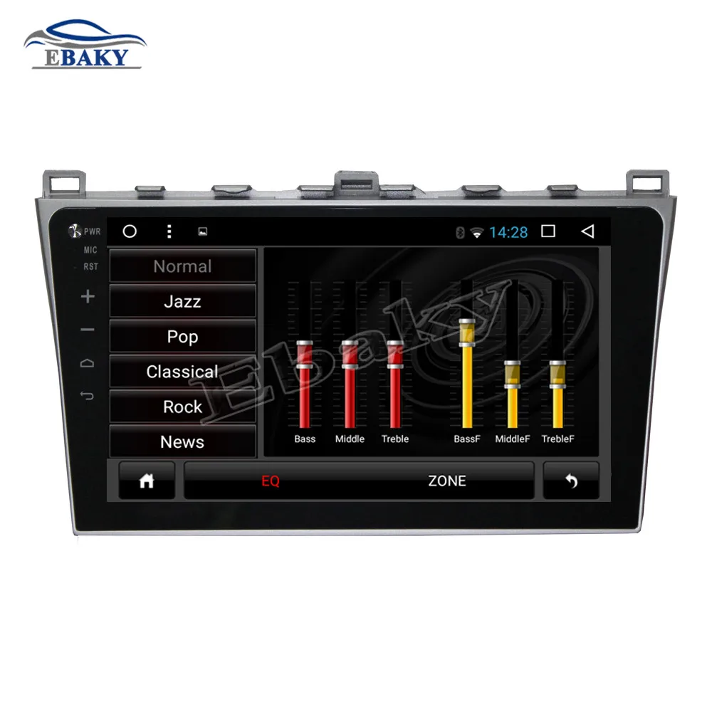Excellent NaviTopia 9inch 1GB/2GB RAM Quad Core/Octa Core Android 7.1/8.1 Car DVD Radio for Mazda Core-wing 2010 with GPS/wifi/map 19