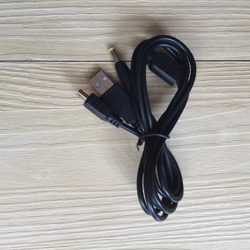 Зарядное устройство BUKIM 2 в 1 USB кабель для PSP 1000 2000 3000 3001 3004|Кабели| |