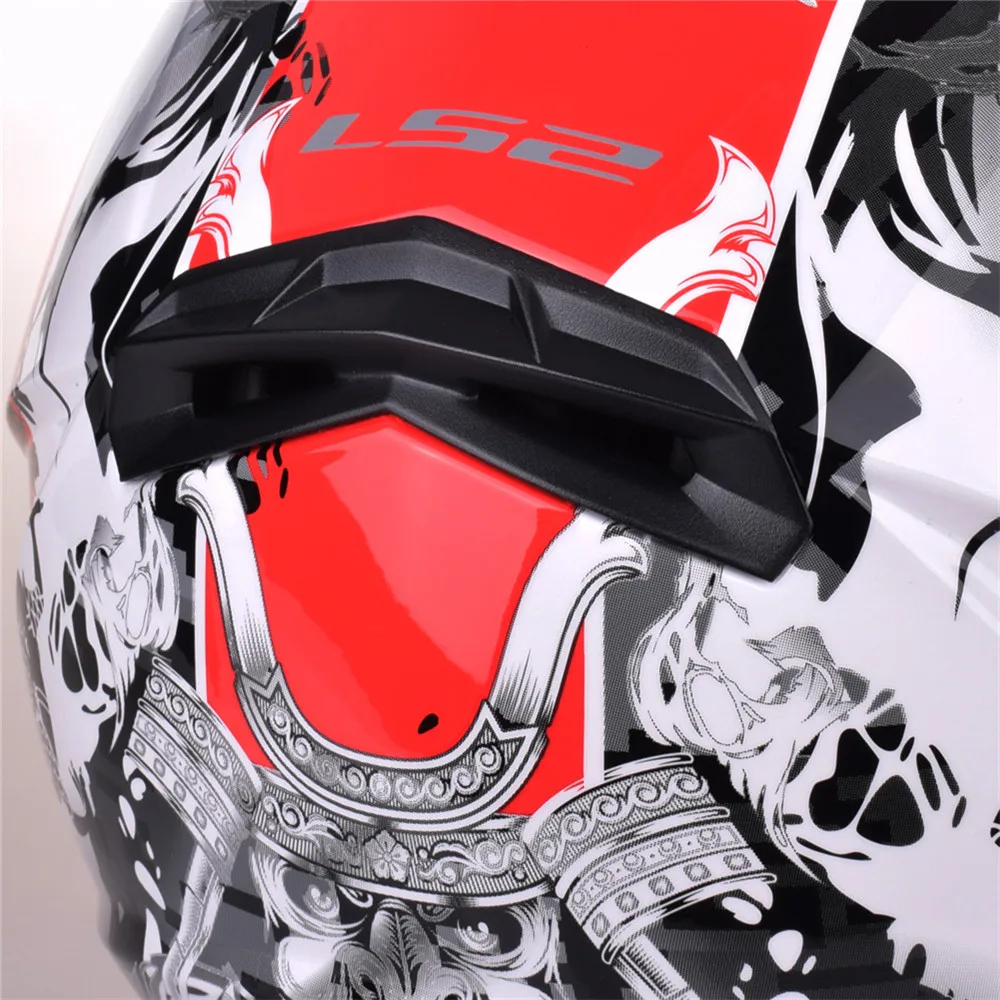 LS2 полный уход за кожей лица гоночный мотоциклетный шлем Каско Capacete шлем мото шлемы каск руля Caschi для Suzuki мотор FF358 классический