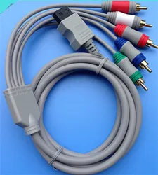 

Free shipping NEW HD High Definition AV Audio Video Component Cable For Nintendo Wii