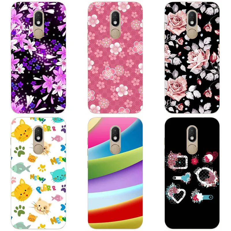 

Soft silicone Phone Cases For Wiko wim lite Soft TPU Material Phone Case Back Cover Coque Print painting Flower wolf cat style