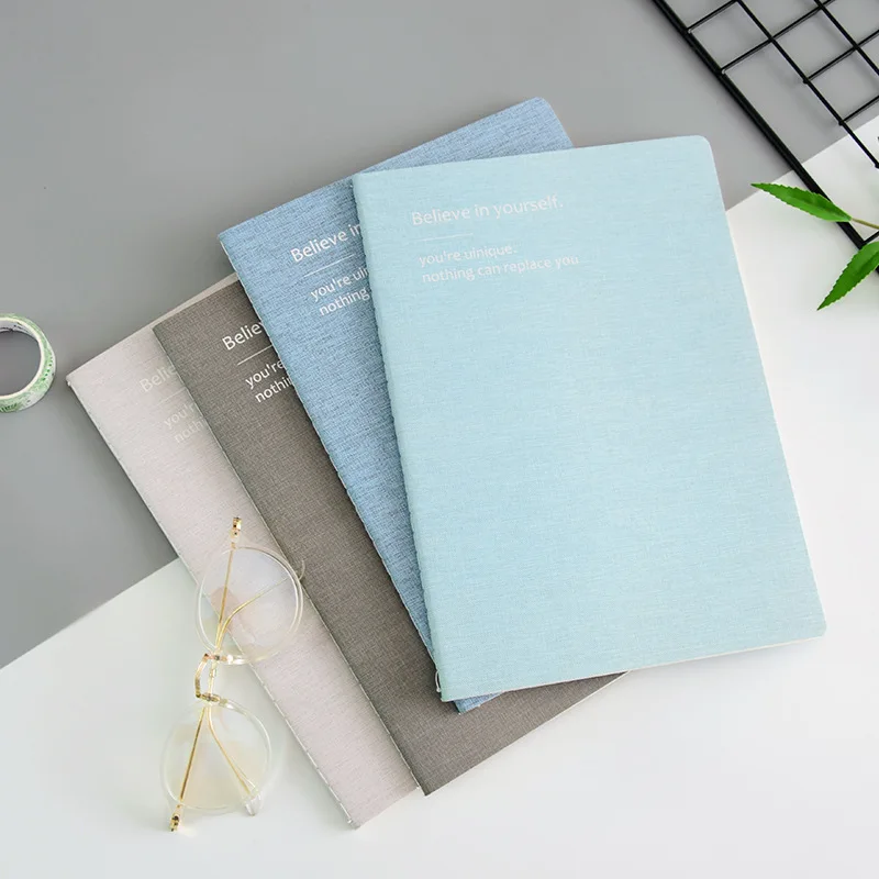 

Cute B5 Cloth Cover Books Kawaii Lined Paper Notebook Journal For Kids Writing Gift Korean Stationery Office School Supplies