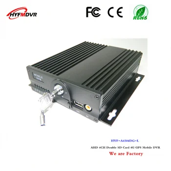 

Source factory wholesale 4G remote monitoring host GPS track tracking AHD720p hd dual card MDVR Intercity bus installation