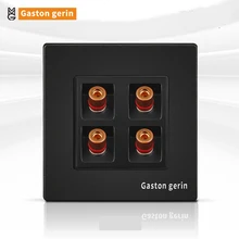 Звуковой динамик аудио распределительная Соединительная коробка настенная панель Клеммная колодка Разъем типа "банан" сиденье домкраты динамик s для дома KTV