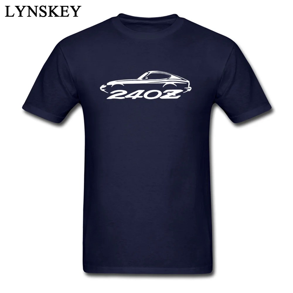 Round Collar 100% Cotton Men's T Shirts Funny Short Sleeve Tops Shirts Fashion Casual Tee Shirts Datsun 240Z Classic Datsun 240Z Classic navy