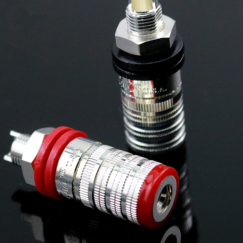 Hoge Kwaliteit Verzilverd Luidspreker Terminal Binding Post Hifi