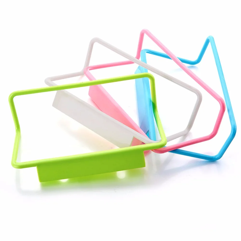 1 قطعة جديد المحمولة المطبخ على الباب شنقا منشفة رف حامل الحمام شماعات #226217