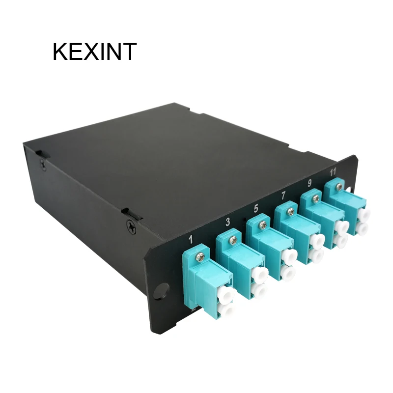 

KEXINT Mount Terminal Box 12 Core MPO MTP LC Fiber Optic Patch Panel