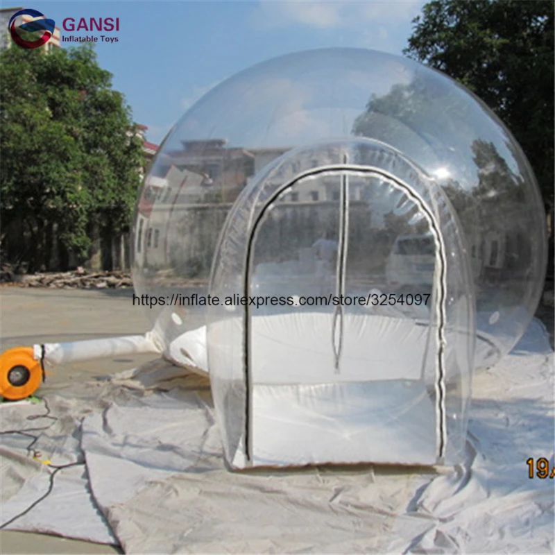 Commercial Clear Waterproof Bubble Tent ,Air Bubble Inflatable Transparent Tent For Beach Sight Seeing waterproof transparent lined grid sticky notes pet material clear translucent memo pads post notepads stationery tab list to do