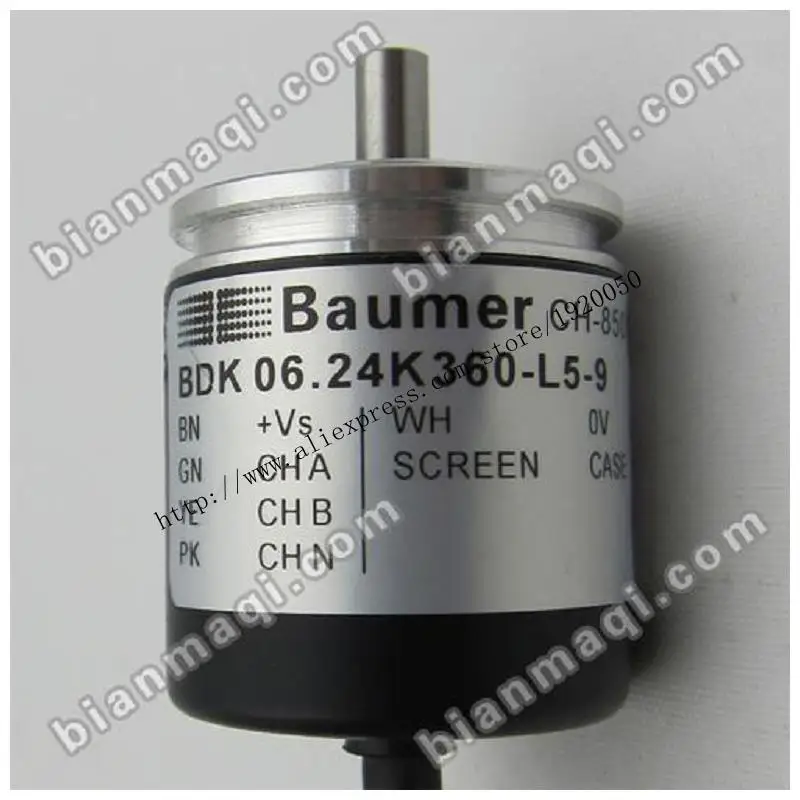 

Supply of BDK 06.24K360-L5-9 rotary encoder 360 pulse 5mm outside diameter of the shaft diameter 30mm