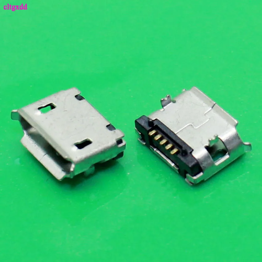 cltgxdd 10pcs/lot 5Pin 5.9mm Micro USB 5pin DIP Female connector for