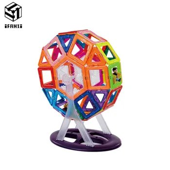 

68pcs MAG-VARIETY DIY Plastic Mini Magnetic Building Blocks Construction Model Educational Enlighten Assembly Toys For Children