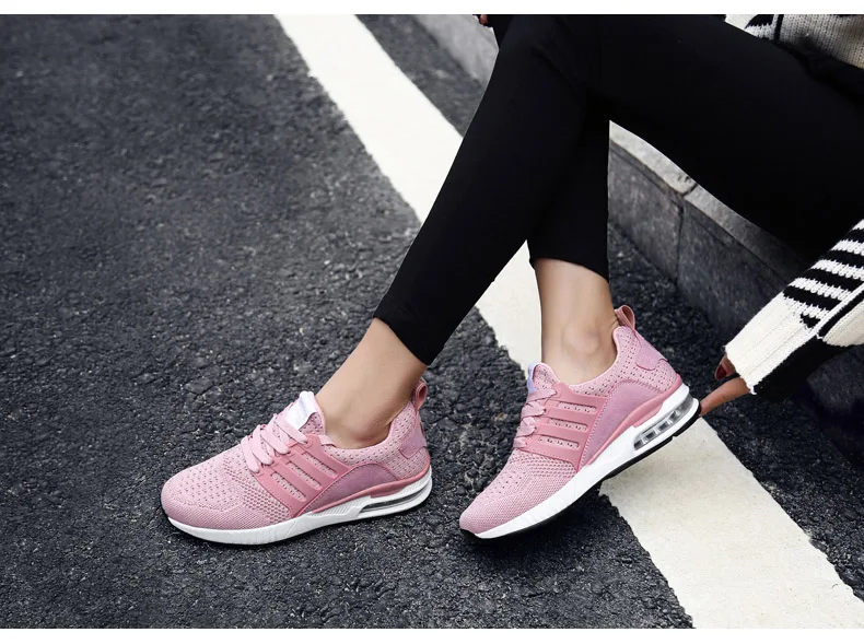 exército respirável malha esporte sapatos masculinos femininos tênis rosa