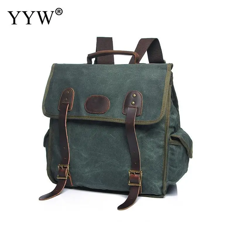 

YYW Brand Designer Men'S Backpack Fashion Daypack Male Schoolbags Rucksack Handmade Tote Bolsa Mochila Masculina