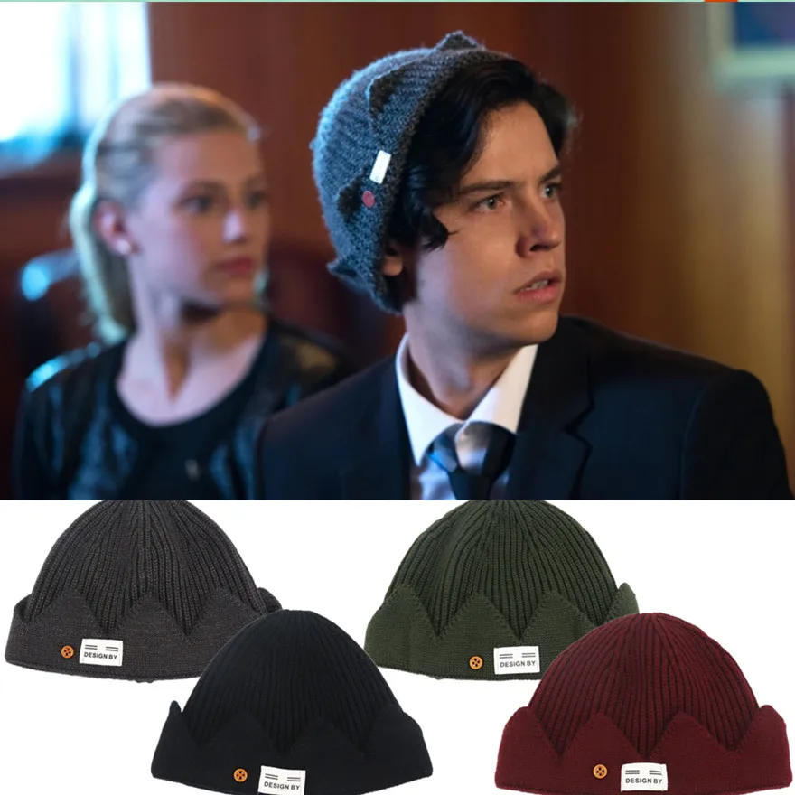 

Free ShipRiverdale Jughead Jones Winter Warm Hat Exclusive Theme Five Colors Crown Cap Fans Lovely Gift Halloween Cosplay Pros