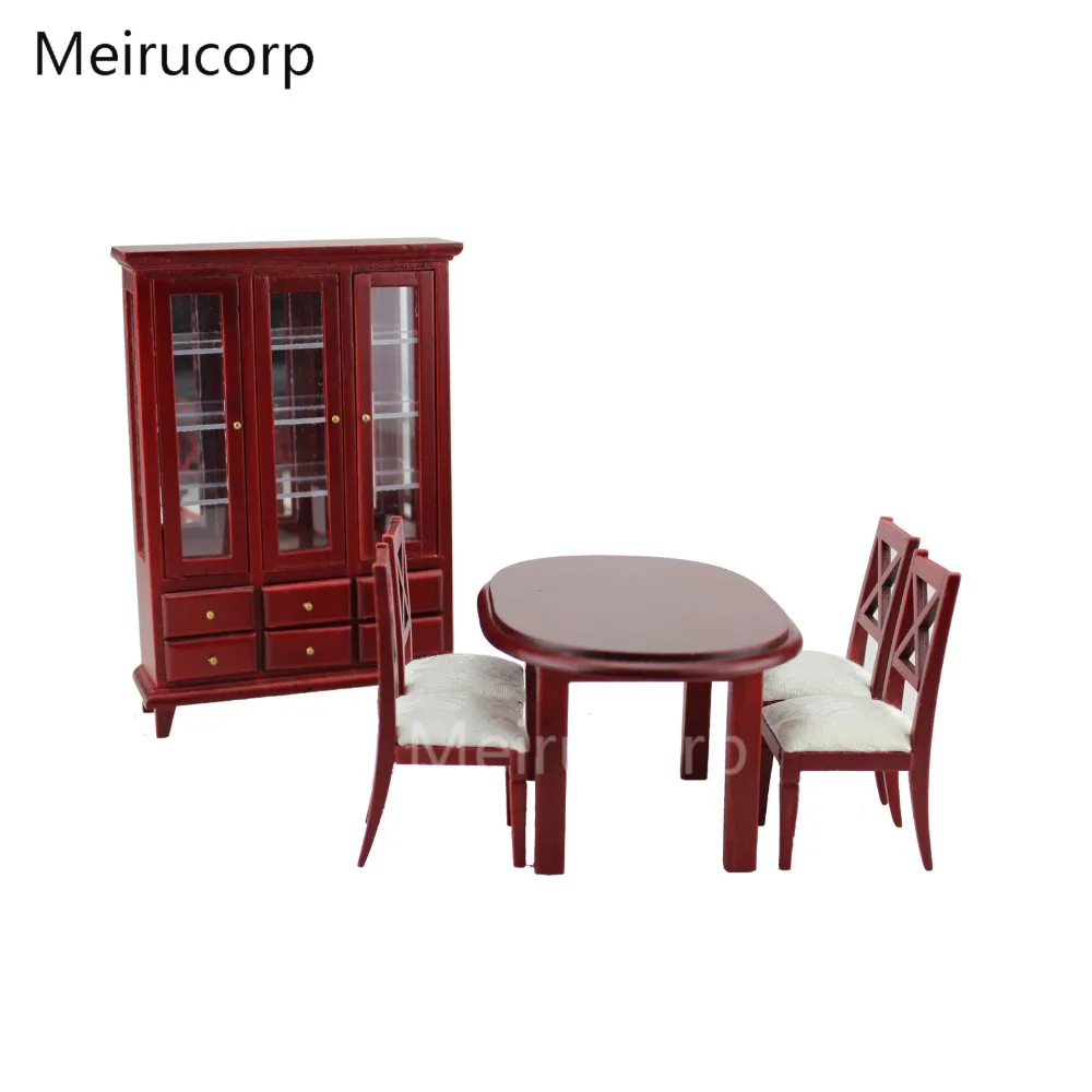 

1/12th Scale Miniature Beautiful Admirable Excellent Hand Carved Dining Room Kit