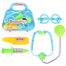 Ролевые игры Доктор игрушка "Медсестра" набор чемоданов моделирования Больница Медицинский Набор с очками портативные Классические игрушки для детей