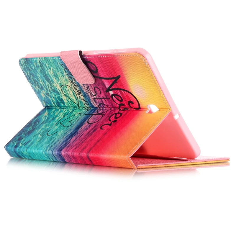 Кожаный чехол для samsung galaxy Tab S2 8 0 &quotT715 флип Окрашенные планшет Smart крышка|Чехлы