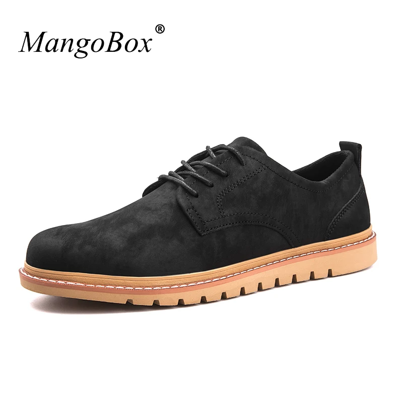 

Rubber Sole Mens PU Leather Sneakers Spring Summer Mans Shoes Casual Lace-Up Male Brand Sneakers Low Top Flat Shoes Men