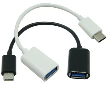 

1000pcs Type c otg Cable Usb C To usb 2.0 Female otg cable adapter accessory bundles for samsung s8 s8 plus android phone